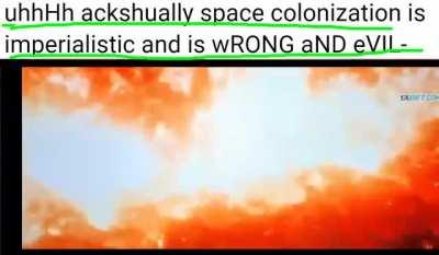 greens in 2100ad be like: NOOOO STOP USING NUCLEAR BOMB POWDERED SPACECRAFT AND STICK TO MY SHITTY CHEMICAL ROCKETS!!!!1!
