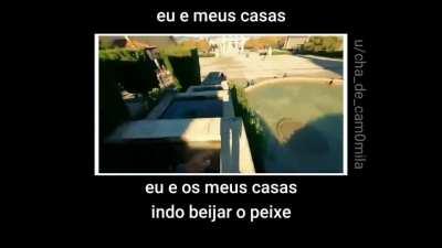 beije, beije o peixe imediatamente