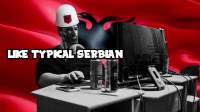 AVERAGE ALBANIAN VS SERB CS GO GAME