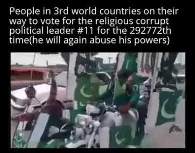 trust me bro.... corrupt leader #456 is better than corrupt leader #275.