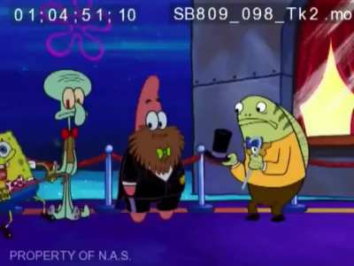 I found deleted scene from spongebob that was just with voice lines, no sound effects what so ever. So with my creative power i tried to add them.