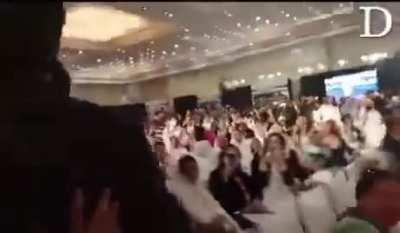 “I’m shocked by the audacity that you are here to talk about civil rights while your country is brutally abusing the people speaking for the rights of the Palestinians.”  Protesters today interrupted the German ambassador at a civil rights conference in P