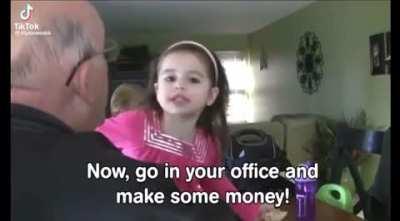 Don't make her have to tell you twice!