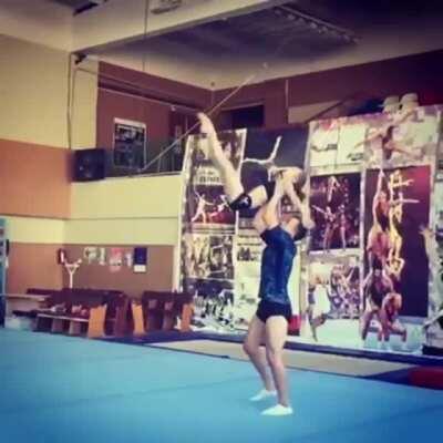 The ultimate trust fall.