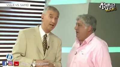 VIDEO EXCLUSIVO: Mauro Viale y Samid se amigan y hacen las paces