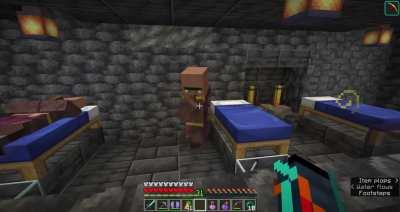 Villager doesn't want to get up for a midnight snack