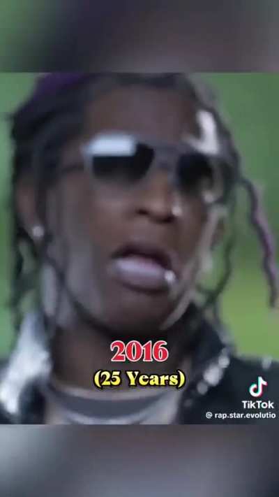 Young thug through the years