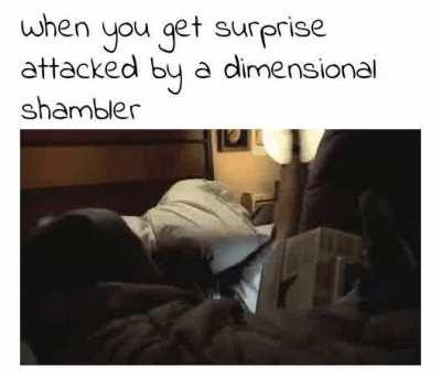 And just like that your investigator is gone