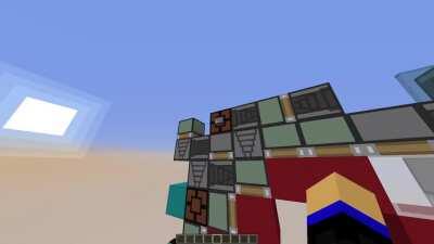 I made an Among Us Piston Door