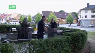 Example of police brutality in Norway