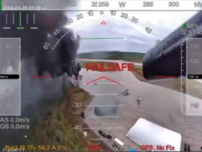 Full Footage Of Drones Attacking Olenya Airbase (no watermark)