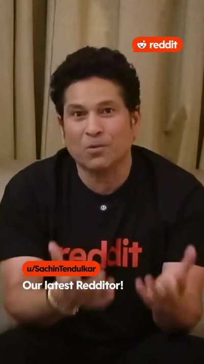 Sachin on connecting with fans through reddit
