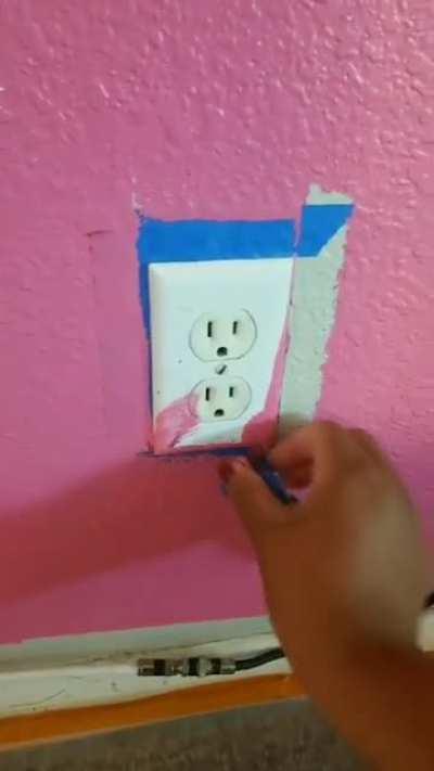 You had one jobs to put a masking tape on the electrical plugs.