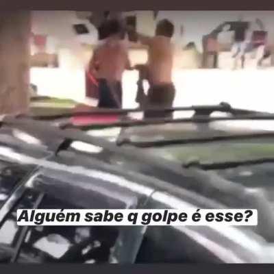 Flying crane into hidden slap