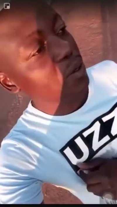 African man tries to say 