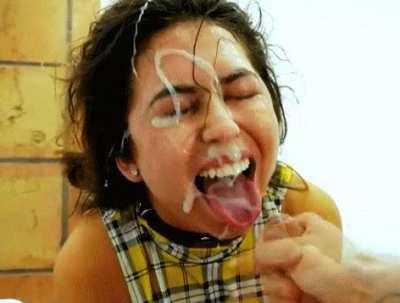 Huge thick rope of Cum