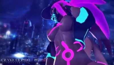 Double Akali & Dark Butt Job [League of Legends] (Grand Cupido)