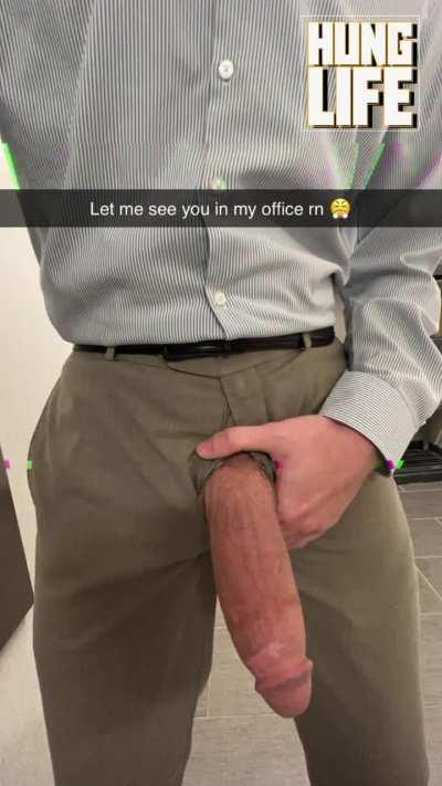 Stop by my office