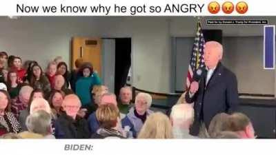 Now we know why Silent Joe got so angry!!