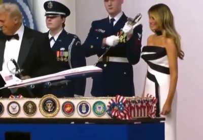 Trump Dance with Sword