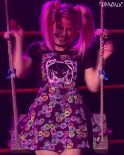 Alexa Bliss having some fun