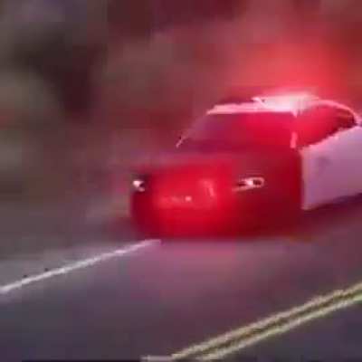 High speed car chase