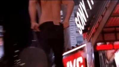 Shawn Michaels showing his sexy butt in NYC