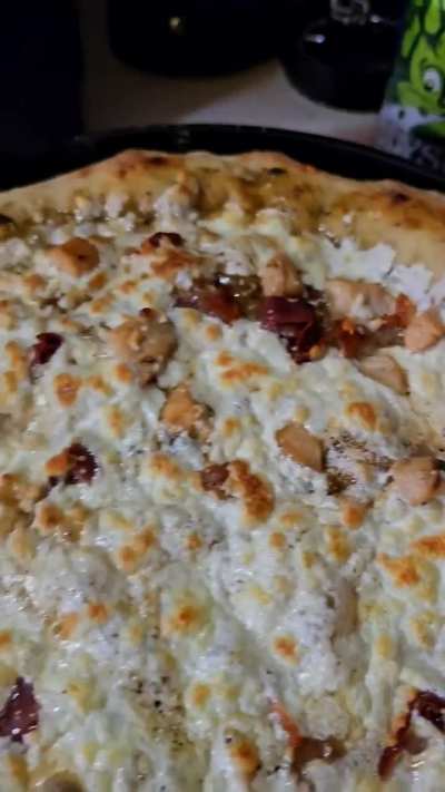 Stuffed Crust Chicken Saltimbocca Pizza