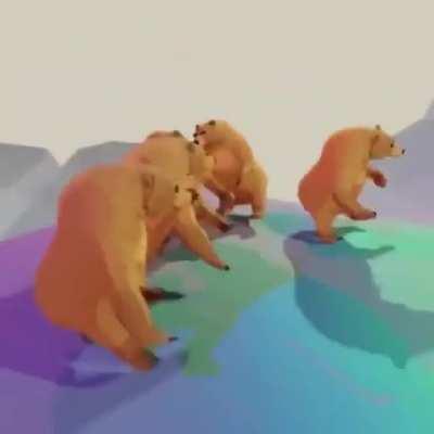 🌈🐻 Bear Gang when markets are turning Red 🐻🌈