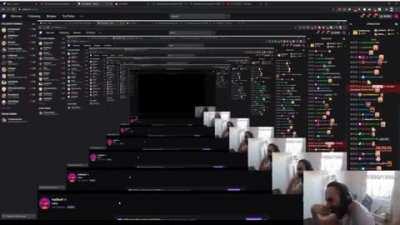 Streamer watches himself. Hell breaks loose