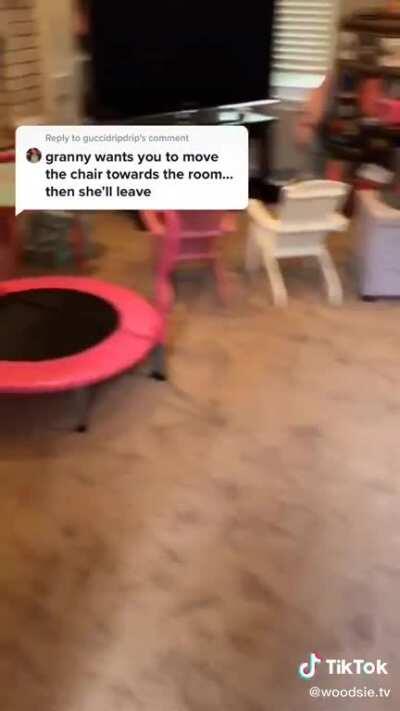 He got spooked. Oc: woodsie.tv