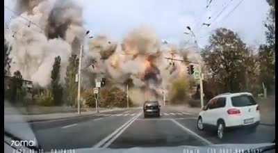 Driving through Dnepropetrovsk