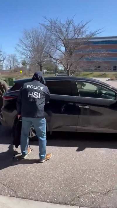 Palestinian-born green card holder Mohsen Madawi, a Columbia University student, was apprehended by HSI agents in the middle of his appointment to become a U.S. citizen