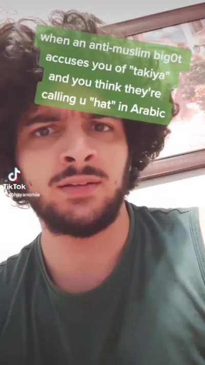 When ur accused of takiya and never heard of it before