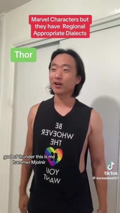 Marvel Characters but with regional appropriate dialects