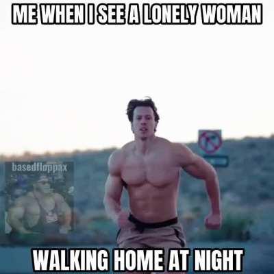 Making sure she gets home safe.