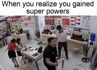 WCGW trying to close a glass door