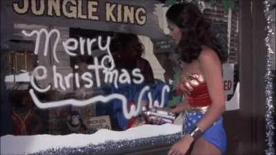 Merry Christmas 1977 from Wonder Woman