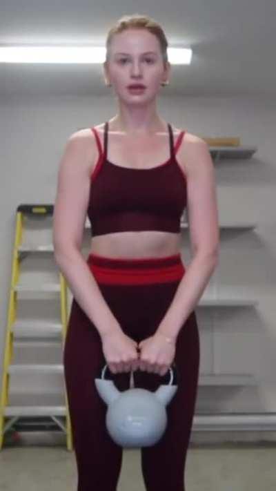 Working out with LA Thoma via YT Video, Nov 2020