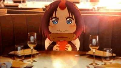 Elma Brought A Snack To Dinner