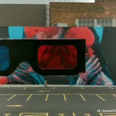 3D Graffiti shows two different paintings!