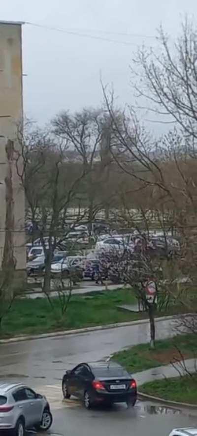 Firefight in town of Novofedorivka, occupied Crimea, 05.04.23
