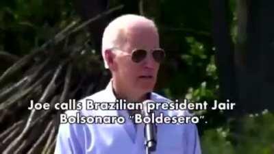 depois de Javier Boulsonarro, Borsalino e Bolonsaro, nosso presidente, o Boldesero