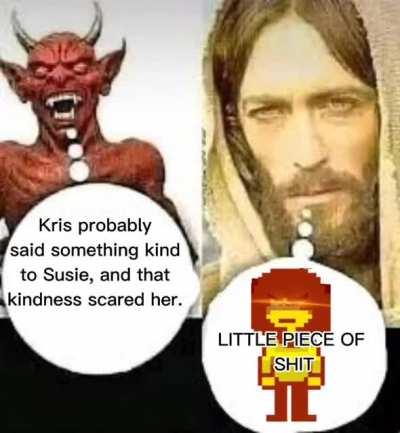 unkind words for susie (based on the deltarune blog thing)