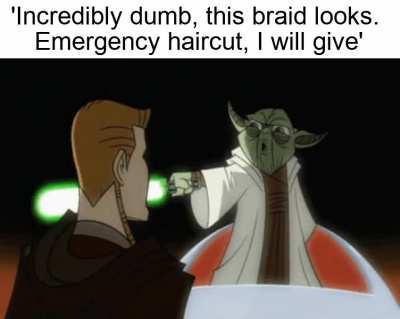 Trained in the barber arts, I am