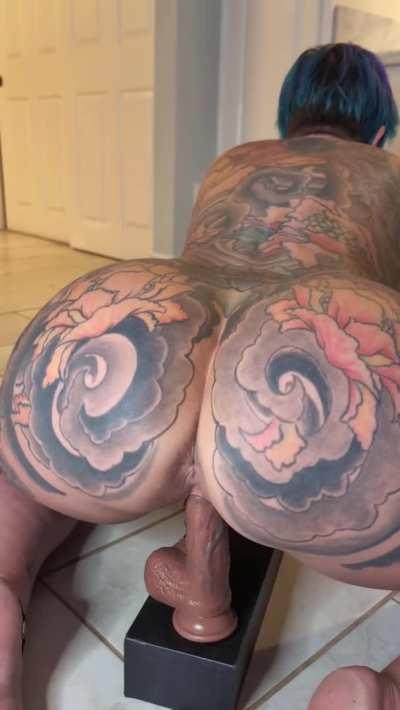 Enjoying this dildo more than you know. It vibrates!