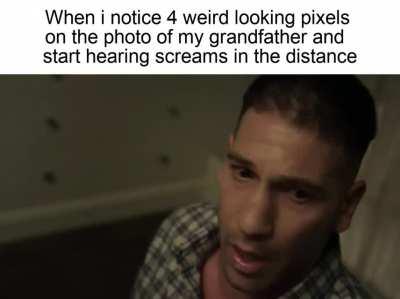 guy from a movie repeating “no” and “wait”