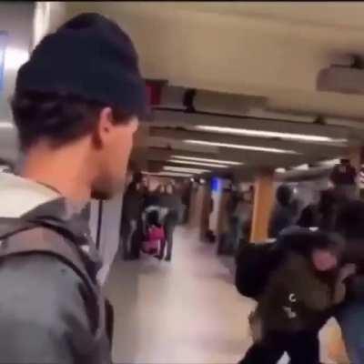 When spitting goes wrong