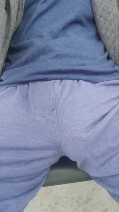 If I saw you glancing at my bulge, I'd flex it to see your reaction