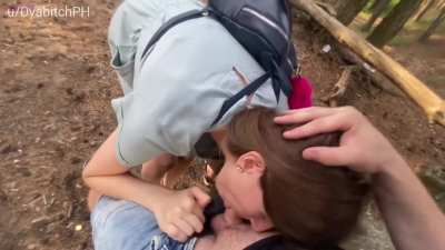 Getting Throatpied in The Woods